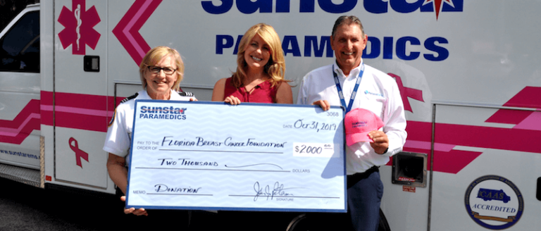 Sunstar donates to Florida Breast Cancer Foundation