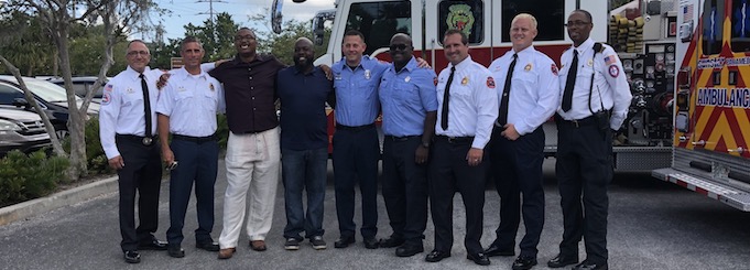 Crash survivor meets Sunstar Paramedics first responders who saved him